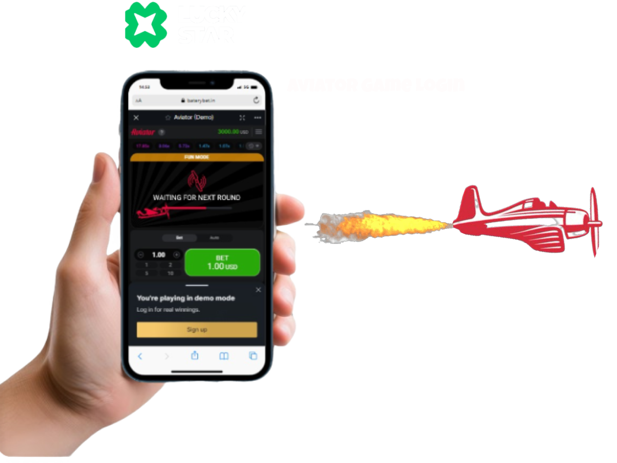 aviator lucky star login india